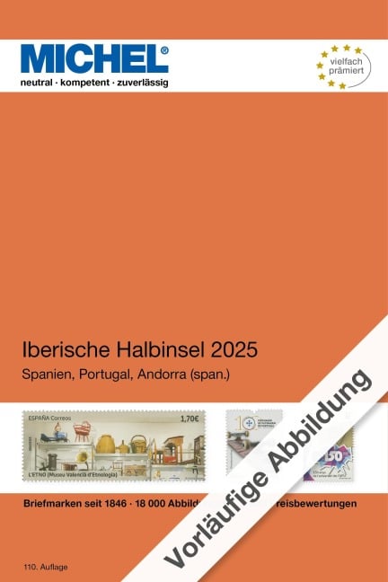 Iberische Halbinsel 2025 - Michel-Redaktion