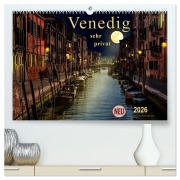 Cover-Bild zum Titel 'Venedig - sehr privat (hochwertiger Premium Wandkalender 2026 DIN A2 quer), Kunstdruck in Hochglanz' von 'Peter Roder'