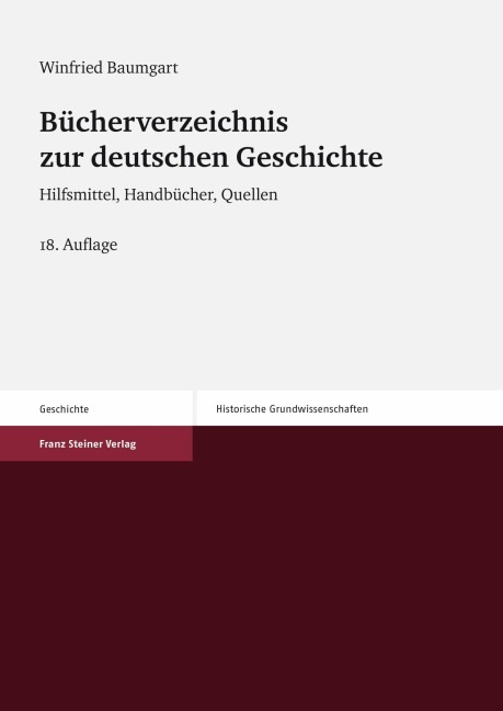 Bücherverzeichnis zur deutschen Geschichte - 