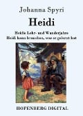 Heidis Lehr- und Wanderjahre / Heidi kann brauchen, was es gelernt hat - Johanna Spyri
