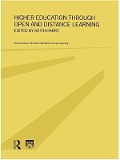 Cover-Bild zum Titel 'Higher Education Through Open and Distance Learning' von ''