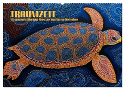 Cover-Bild zum Titel 'Traumzeit - KI-generierte Aborigine-Kunst aus dem Herzen Australiens (Wandkalender 2026 DIN A2 quer), CALVENDO Monatskalender' von 'Renate Utz'