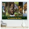 Tierspuren in der Natur (hochwertiger Premium Wandkalender 2024 DIN A2 quer), Kunstdruck in Hochglanz - Johann Schörkhuber