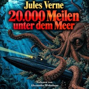 Cover-Bild zum Titel '20.000 Meilen unter dem Meer' von 'Jules Verne'