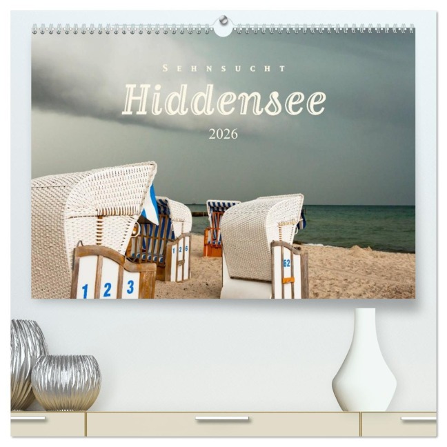 Sehnsucht Hiddensee 2026 (hochwertiger Premium Wandkalender 2026 DIN A2 quer), Kunstdruck in Hochglanz - Harald Rautenberg
