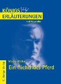 Cover-Bild zum Titel 'Ein fliehendes Pferd von Martin Walser. Textanalyse und Interpretation.' von 'Martin Walser'