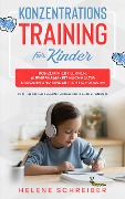 Cover-Bild zum Titel 'Konzentrationstraining für Kinder' von 'Helene Schreiber'