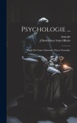 Cover-Bild zum Titel 'Psychologie ...: Traité De L'âme: Opuscules (Parva Naturalia).' von 'Aristotle, J. Barthélemy Saint-Hilaire'