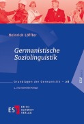 Cover-Bild zum Titel 'Germanistische Soziolinguistik' von 'Heinrich Löffler'