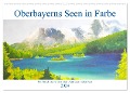 Oberbayerns Seen in Farbe - mit Pinsel und Farbe an den Ufern bayerischer Seen (Wandkalender 2024 DIN A2 quer), CALVENDO Monatskalender - Michaela Schimmack