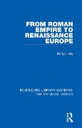 Cover-Bild zum Titel 'From Roman Empire to Renaissance Europe' von 'Denys Hay'