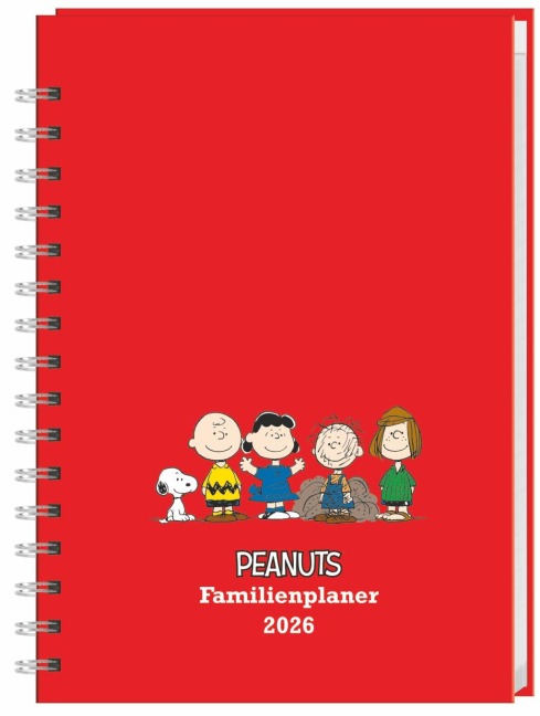 Peanuts Familienplaner-Buch A5 2026 - 