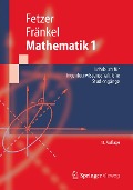 Cover-Bild zum Titel 'Mathematik 1' von 'Albert Fetzer, Heiner Fränkel'