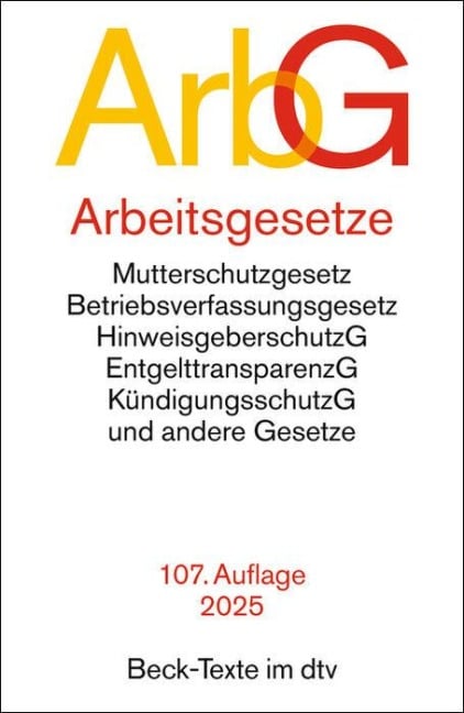 Arbeitsgesetze. ArbG - 