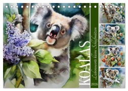 Cover-Bild zum Titel 'Koalas, liebenswerte kleine Schlafmützen (Tischkalender 2026 DIN A5 quer), CALVENDO Monatskalender' von 'Sabine Löwer'