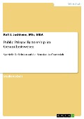 Cover-Bild zum Titel 'Public Private Partnership im Gesundheitswesen' von 'MSc, MBA, Ralf J. Jochheim'