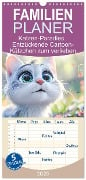 Familienplaner 2025 - Katzen-Paradies. Entzückende Cartoon-Kätzchen zum verlieben mit 5 Spalten (Wandkalender, 21 x 45 cm) CALVENDO - Rose Hurley