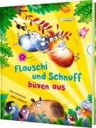 Cover-Bild zum Titel 'Flauschi und Schnuff büxen aus' von 'Ross Montgomery'