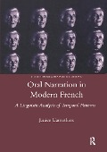 Oral Narration in Modern French - Janice Carruthers