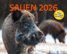 Sauen Kalender 2026 Jagd-Kalender im XXL-Format - 