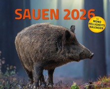 Cover-Bild zum Titel 'Sauen Kalender 2026 Jagd-Kalender im XXL-Format' von ''