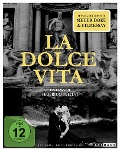 Cover-Bild zum Titel 'La Dolce Vita - Das süße Leben' von 'Federico Fellini, Ennio Flaiano, Tullio Pinelli, Brunello Rondi, Pier Paolo Pasolini'