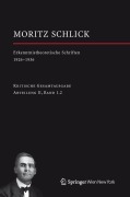 Cover-Bild zum Titel 'Moritz Schlick. Erkenntnistheoretische Schriften 1926-1936' von ''