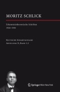 Cover-Bild zum Titel 'Moritz Schlick. Erkenntnistheoretische Schriften 1926-1936' von ''
