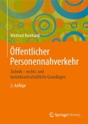 Cover-Bild zum Titel 'Öffentlicher Personennahverkehr' von 'Winfried Reinhardt'