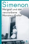 Cover-Bild zum Titel 'Maigret und der verstorbene Monsieur Gallet' von 'Georges Simenon'