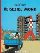 Cover-Bild zum Titel 'Tim und Struppi 15. Reiseziel Mond' von 'Herge'