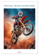 Cover-Bild zum Titel 'Motocross - Mit Leib und Seele dabei (Wandkalender 2026 DIN A2 hoch), CALVENDO Monatskalender' von 'Steffen Gierok-Latniak'