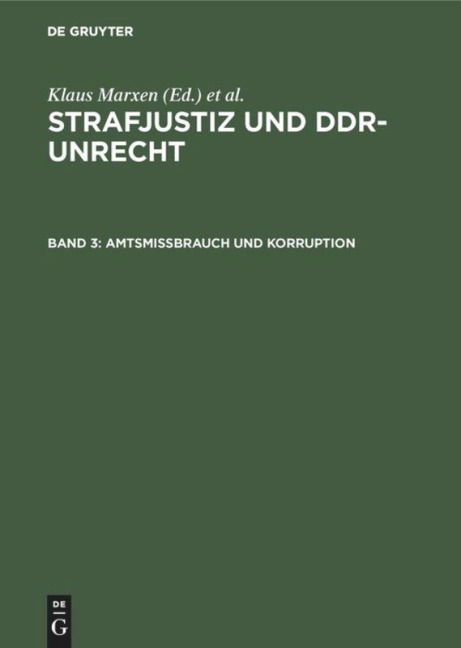 Amtsmissbrauch und Korruption - 