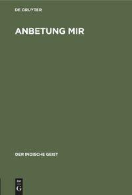 Anbetung mir - 