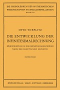Cover-Bild zum Titel 'Die Entwicklung der Infinitesimalrechnung' von 'Otto Toeplitz'