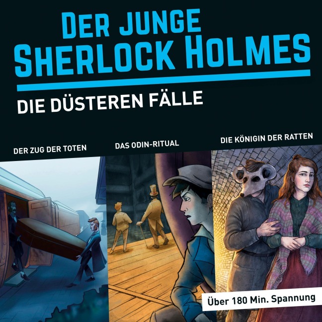 Der junge Sherlock Holmes, Die düsteren Fälle (Themen-Box), Folgen 2, 5, 14 - David Bredel, Florian Fickel