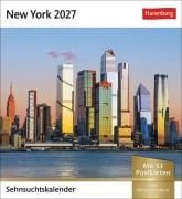 Cover-Bild zum Titel 'New York Sehnsuchtskalender 2027 - Wochenkalender mit 53 Postkarten' von ''