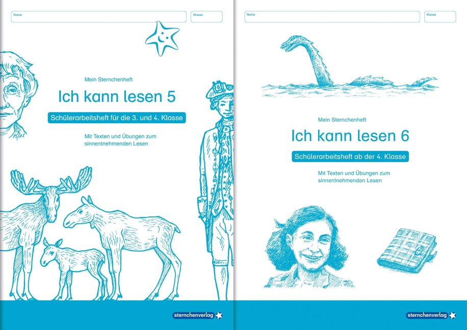 Ich kann lesen 5 und 6 - im Set - 2 Schülerarbeitshefte 3. und 4. Klasse - sternchenverlag GmbH, Katrin Langhans
