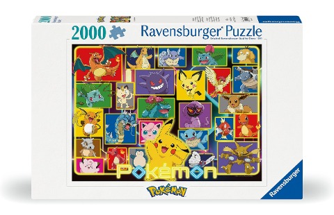 Erwachsenenpuzzle 2000 Teile - Leuchtende Pokémon - 