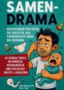Cover-Bild zum Titel 'Samendrama - Ein Ratgeber für Väter, die dachten, das Schwierigste wäre die Zeugung' von 'Jens Herzog'