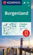 KOMPASS Wanderkarten-Set 227 Burgenland (2 Karten) 1:50.000 - 
