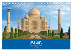 Cover-Bild zum Titel 'Asien von Orient bis Fernost (Tischkalender 2026 DIN A5 quer), CALVENDO Monatskalender' von 'Denise Graupner'