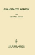 Cover-Bild zum Titel 'Quantitative Genetik' von 'Gunnar E. Hiorth'