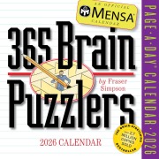 Cover-Bild zum Titel 'Mensa 365 Brain Puzzlers Page-A-Day® Calendar 2026' von 'Fraser Simpson, Workman Calendars'