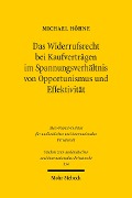 Cover-Bild zum Titel 'Das Widerrufsrecht bei Kaufverträgen im Spannungsverhältnis von Opportunismus und Effektivität' von 'Michael Höhne'