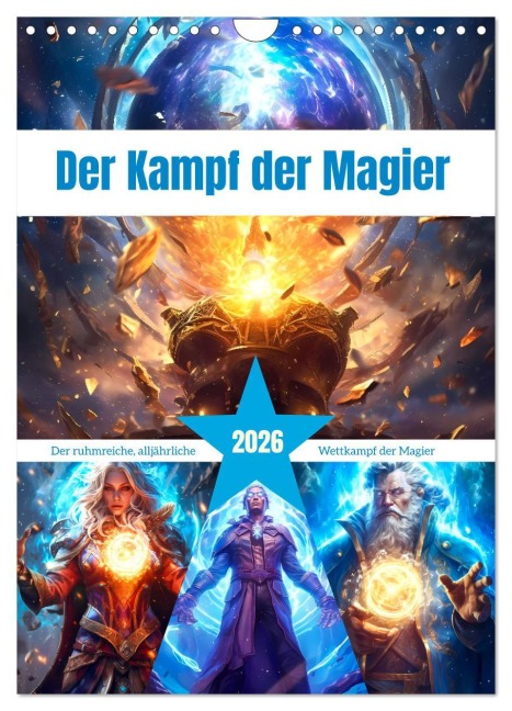 Der Kampf der Magier (Wandkalender 2026 DIN A4 hoch), CALVENDO Monatskalender - Steffen Gierok-Latniak
