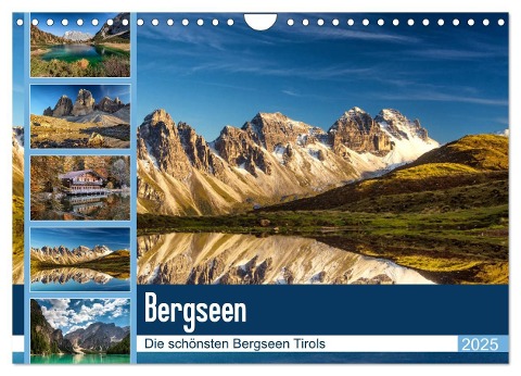 Tiroler Bergseen (Wandkalender 2025 DIN A4 quer), CALVENDO Monatskalender - Danijel Jovanovic - www. djphotography. at