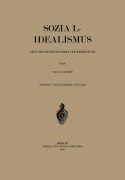 Cover-Bild zum Titel 'Sozial-Idealismus' von 'Paul Natorp'