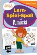 Cover-Bild zum Titel 'Lern-Spiel-Spaß mit Pumuckl - Mein Vorschulblock: Logik- und Denkrätsel' von ''