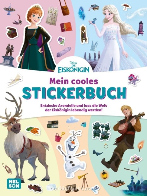Disney Die Eiskönigin: Mein cooles Stickerbuch - 